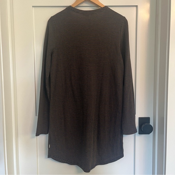 Vans Long Sleeve Striped Dress Size L - Picture 3 of 3